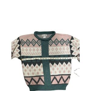 Vintage sweater 62 east M 90s southwest western